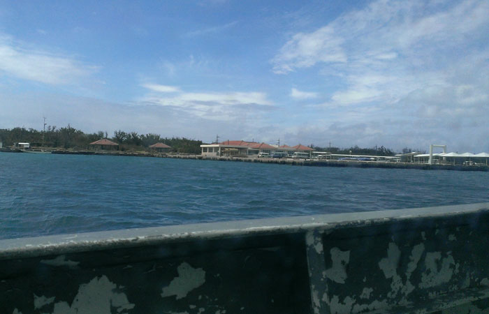 竹富島の港